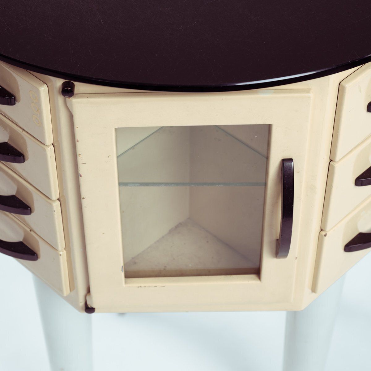 Industrial Turnable Dental Cabinet By Leon Martin, 1950s photo buy