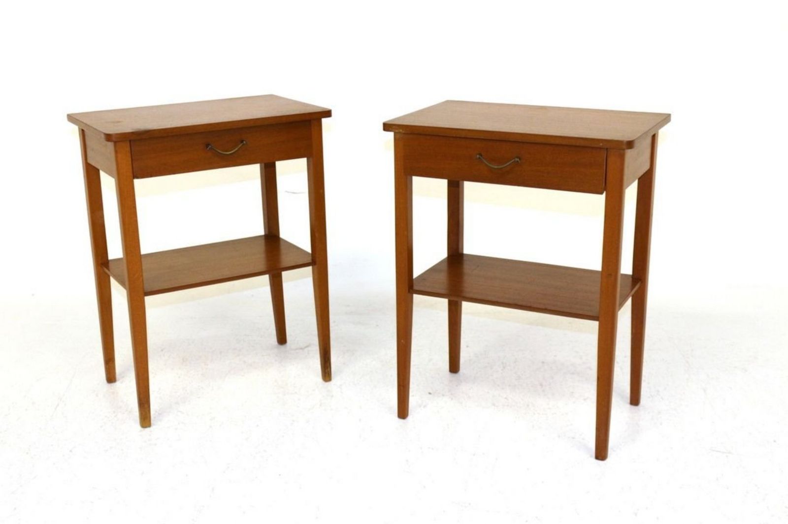 Mahogany Bedside Tables, Sweden, 1950s, Set Of 2 photo furniture