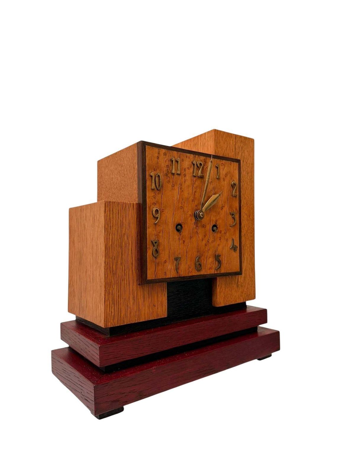Art Deco Modernist Mantel Clock In The Style Of Hendrik Wouda, 1920s photo 2439.0