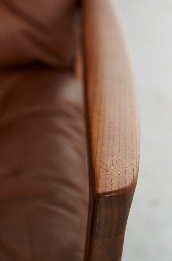 photo vintage Modern Mid Century Senator Rocking Chair By Ole Wanscher For Cado, 1960s