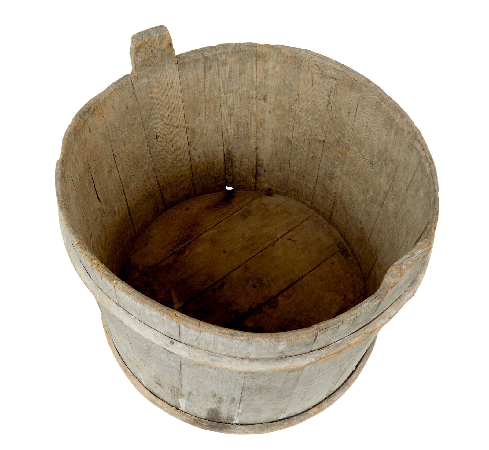 Large 19th Century Scandinavian Pine Storage Barrel photo Garden Decor