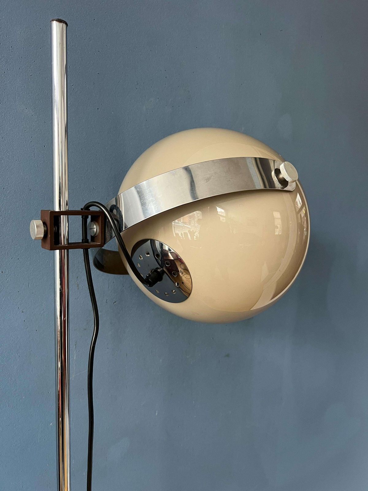 photo vinterior Vintage Dijkstra Space Age Mushroom Vloerlamp.