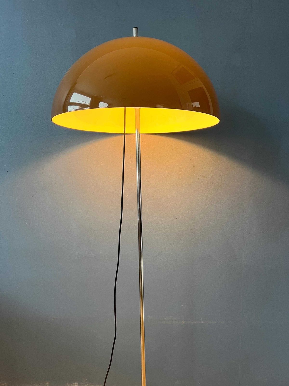Vintage Gepo Space Age Mushroom Floor Lamp By Gino Sarfatti. photo furniture