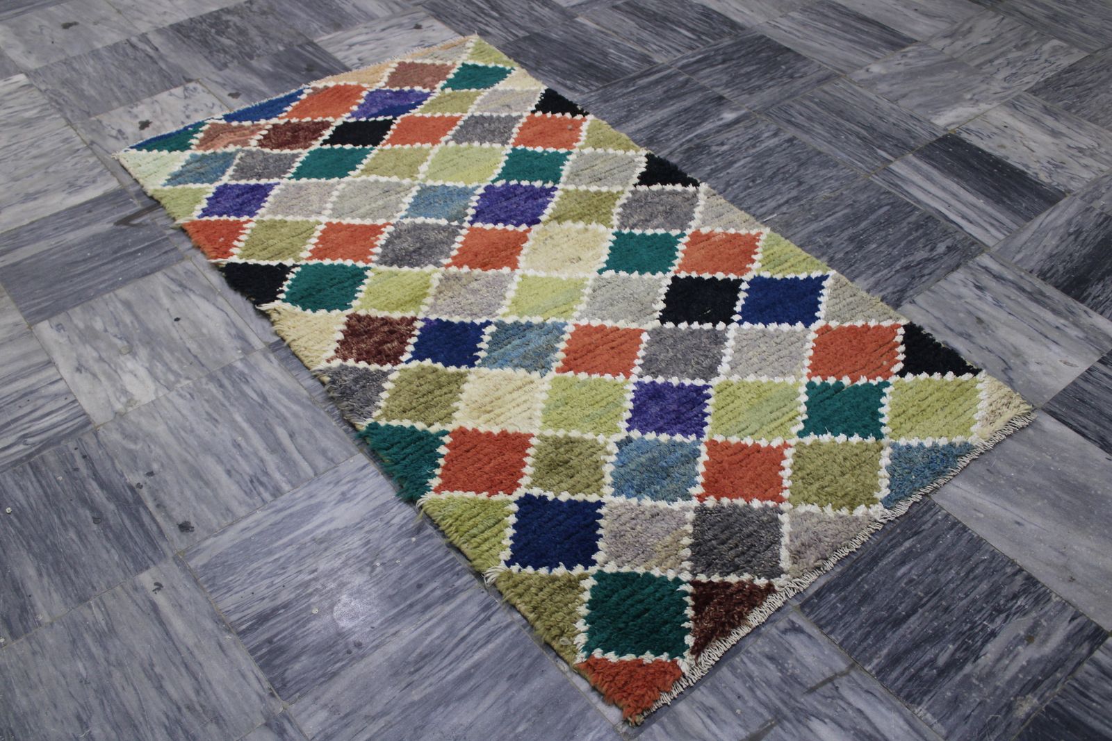 3x5 Hand Knotted Modern Gabbeh Multicolor Area Rug photo Textiles