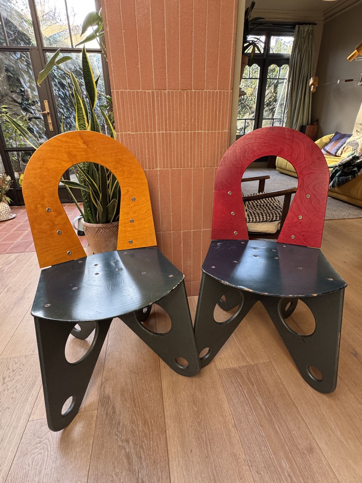 Pair Of 1990’s Pola Chairs Designed By Julyan Wickham photo for sale