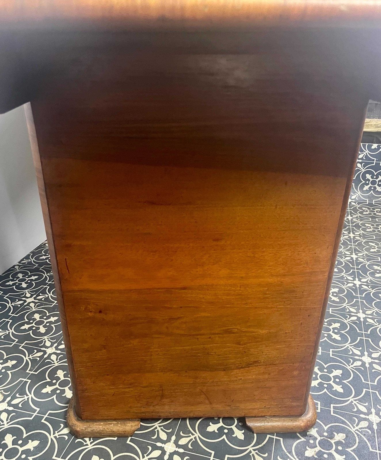 photo for sale 1930’s Vintage Art Deco Burr Walnut Dining Table, Period Furniture