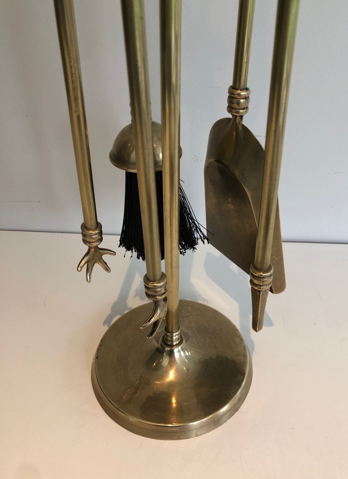 Brass Fire Kit, 1970s, Vintage photo Home Fixtures