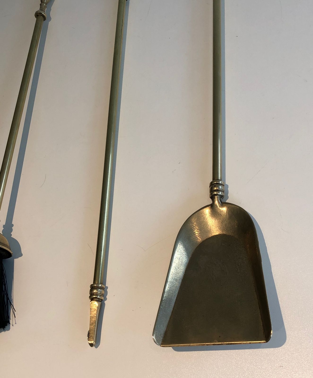 photo for sale Brass Fire Kit, 1970s, Vintage