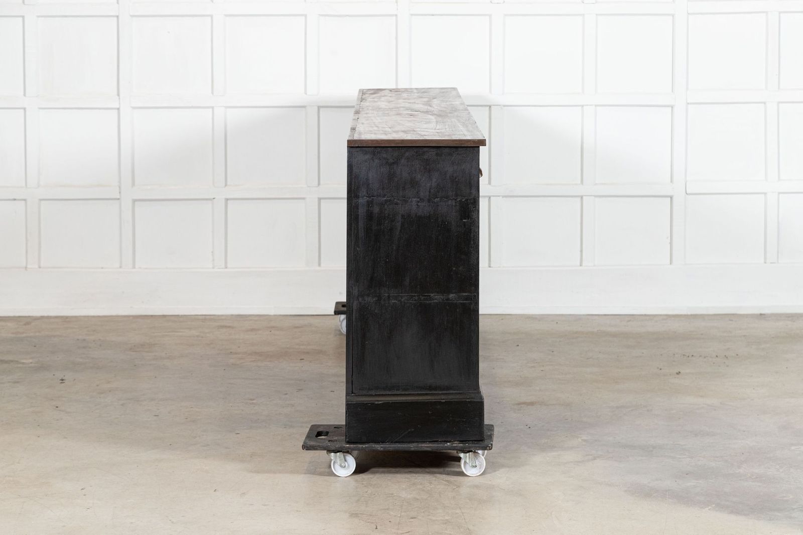 photo buy Monumental 19thc English Mahogany & Pine Shop Counter / Island