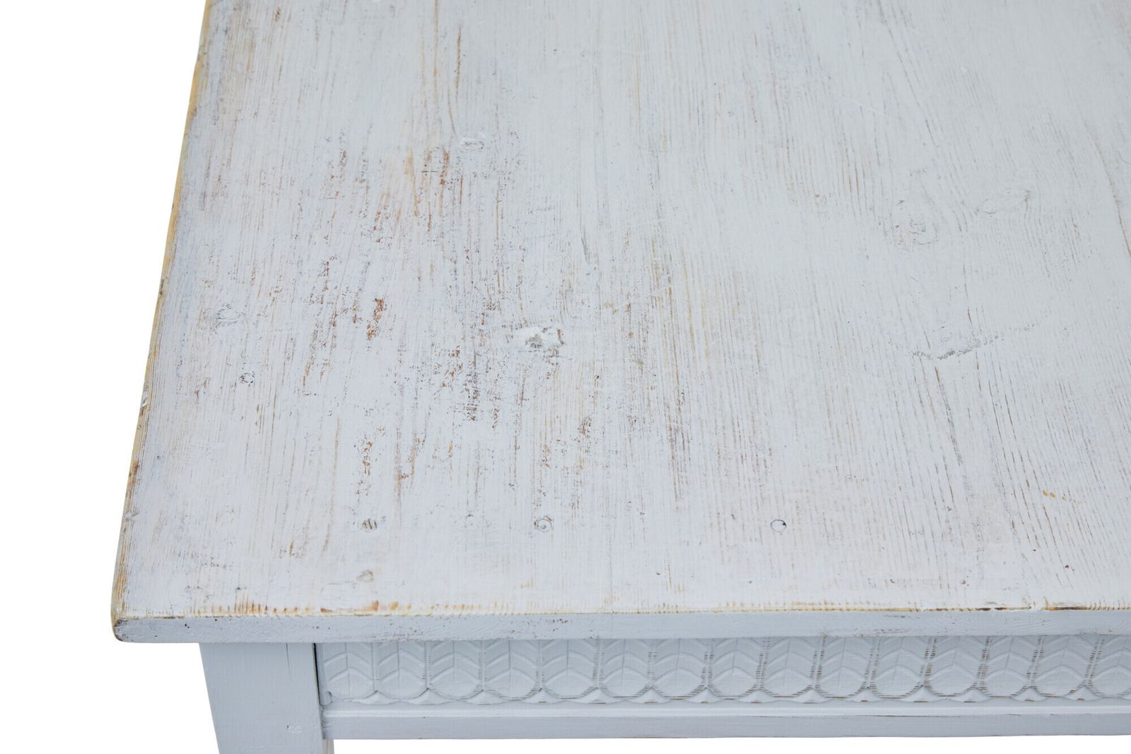 Late 19th Century Painted Pine Swedish Table photo for sale