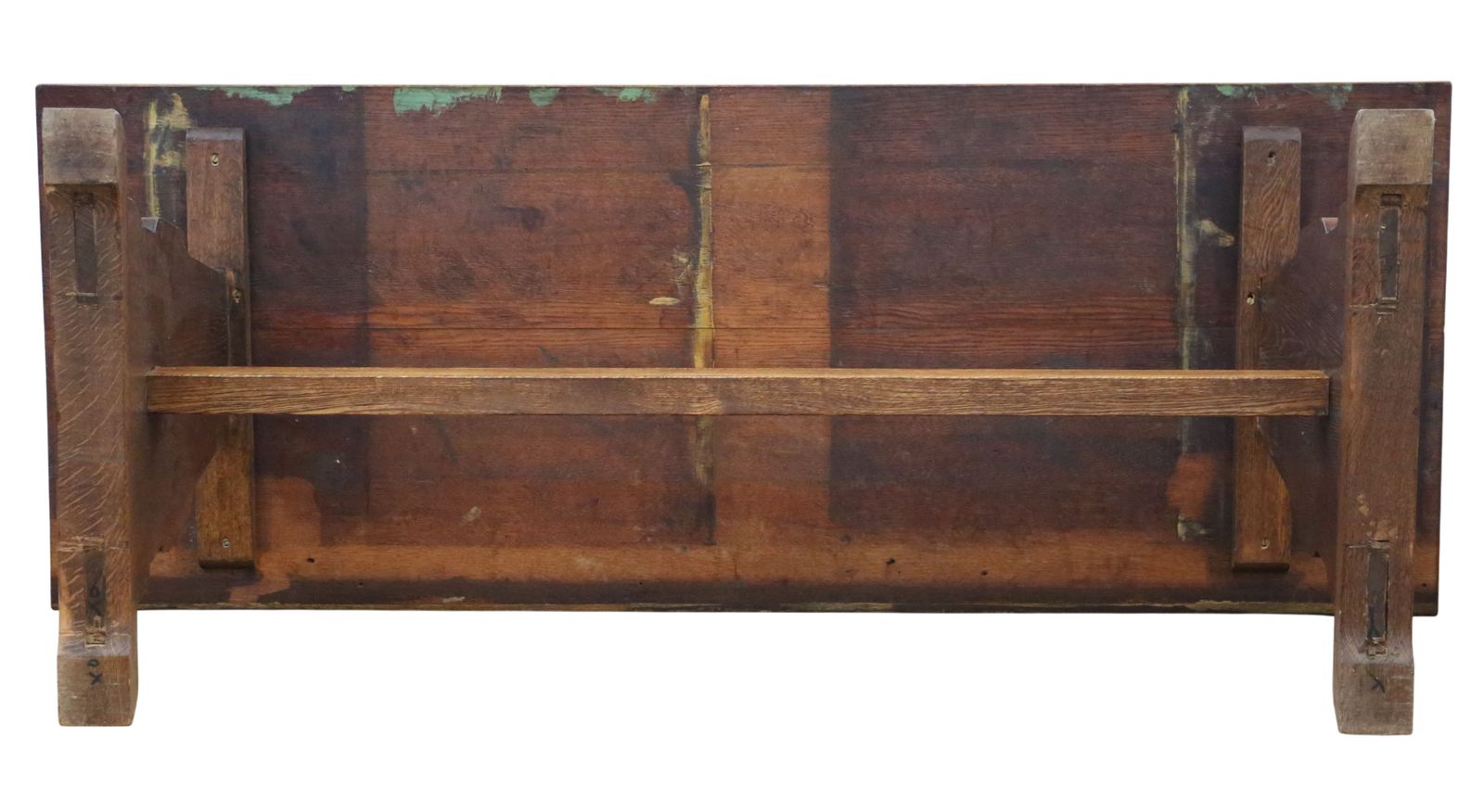 photo furniture Antique Late 19th Century Oak Arts & Crafts Refectory Kitchen Dining Table – Fine Quality