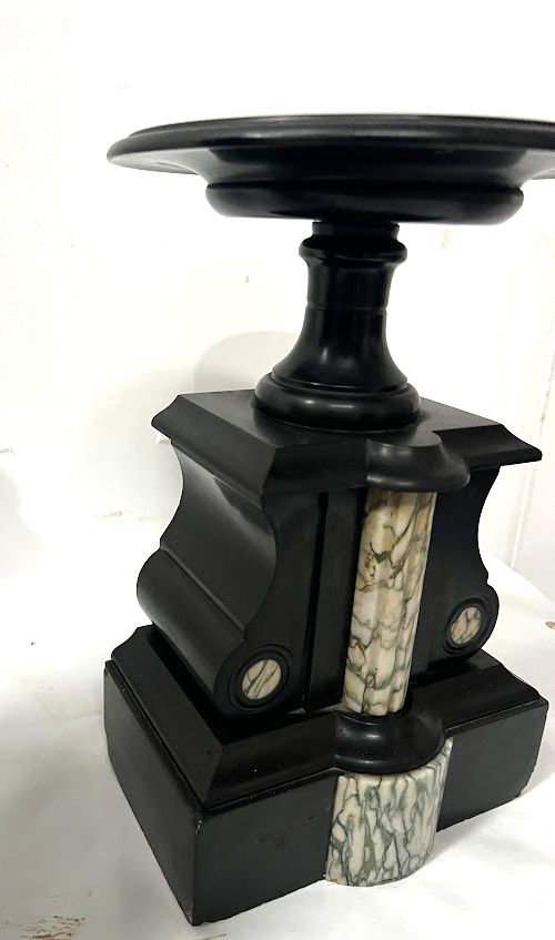Napoleon III Marble Fireplace Trim 19th Century photo vintage
