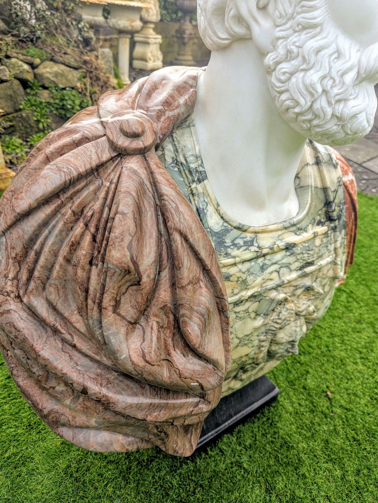 8975.0 Incredible High Quality Marble Bust Emperor Hadrian 0273. photo