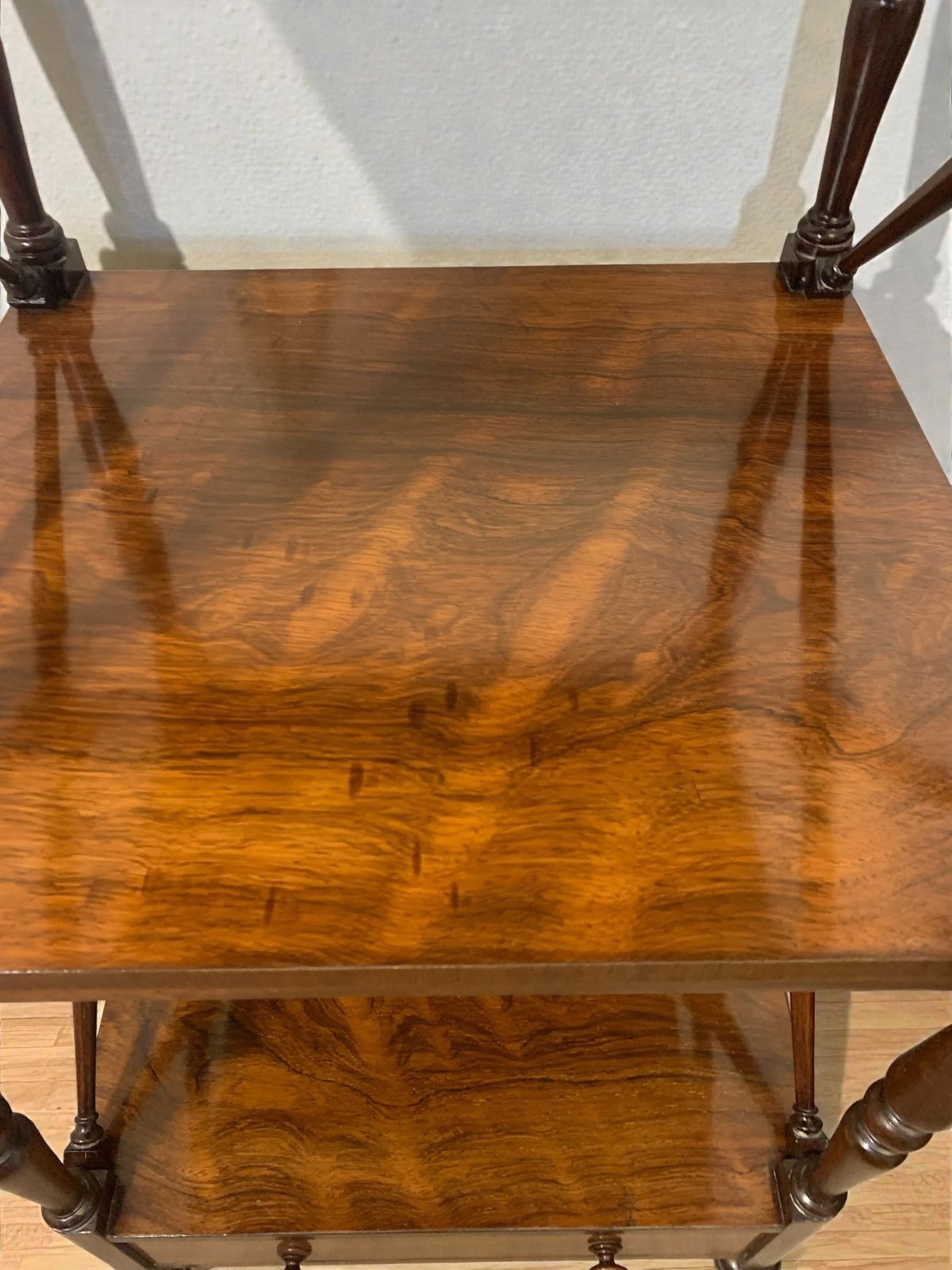 Antique Early 1800's Victorian Rosewood 'Wot Not' Etagere photo vintage
