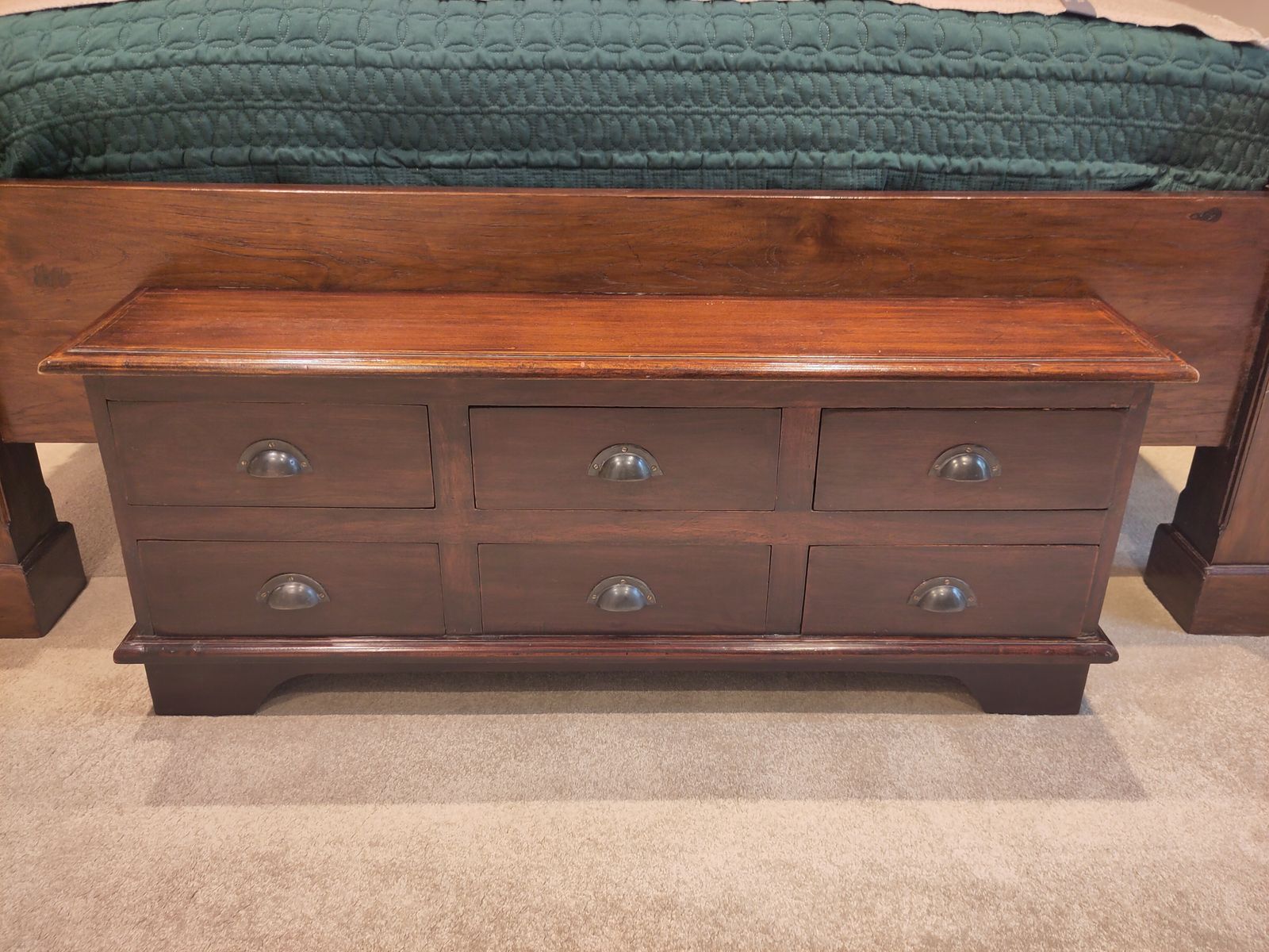 Hardwood Apothecary Style Bank Of Drawers photo furniture