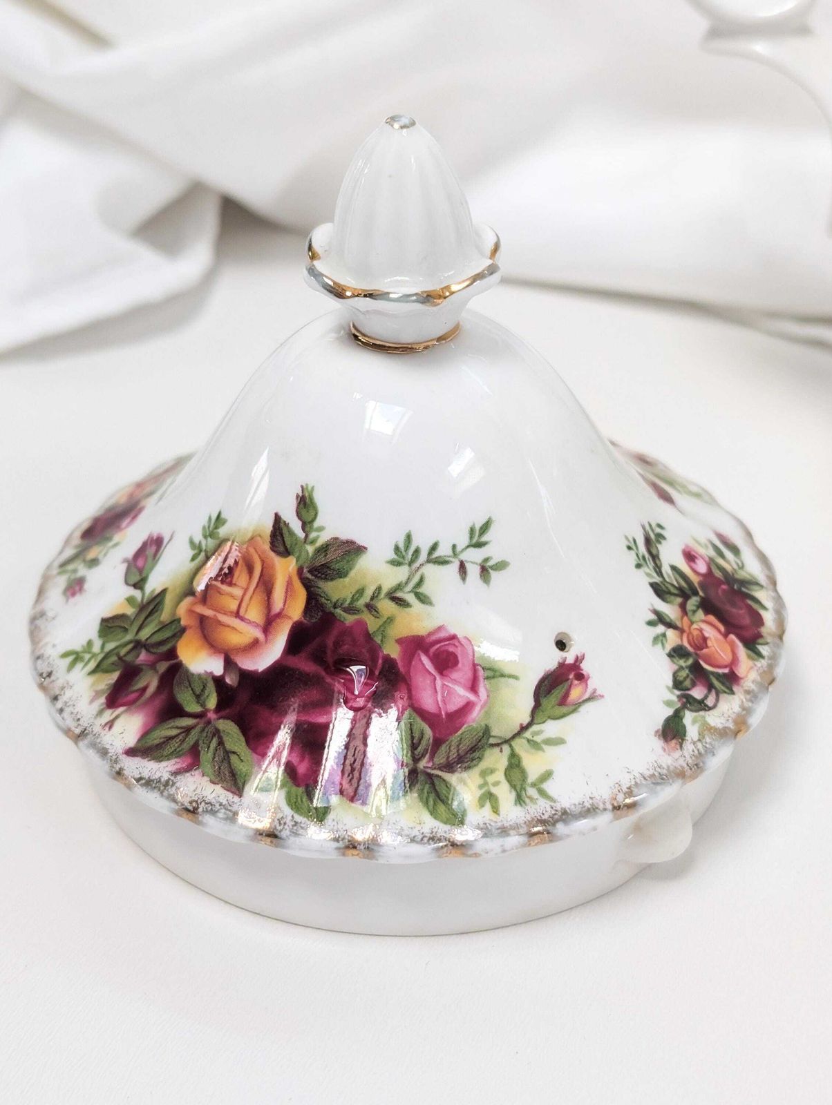 Home Decor Royal Albert Old Country Roses Large Teapot First Edition 1960s | Old Country Roses | Made In England. photo