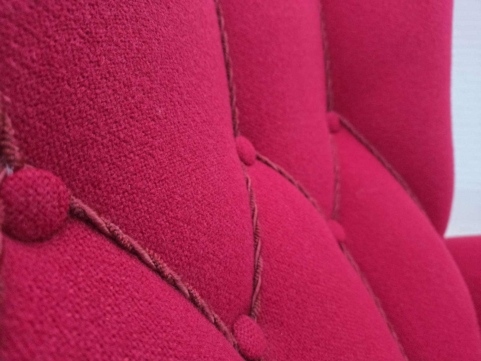 1960s, Danish Armchair, Furniture Wool, Beech Wood Legs. photo 1270.0