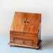 Antique Mahogany Stationery Cabinet – Georgian Desk Letter Box With Drawer, 19th Century photo furniture