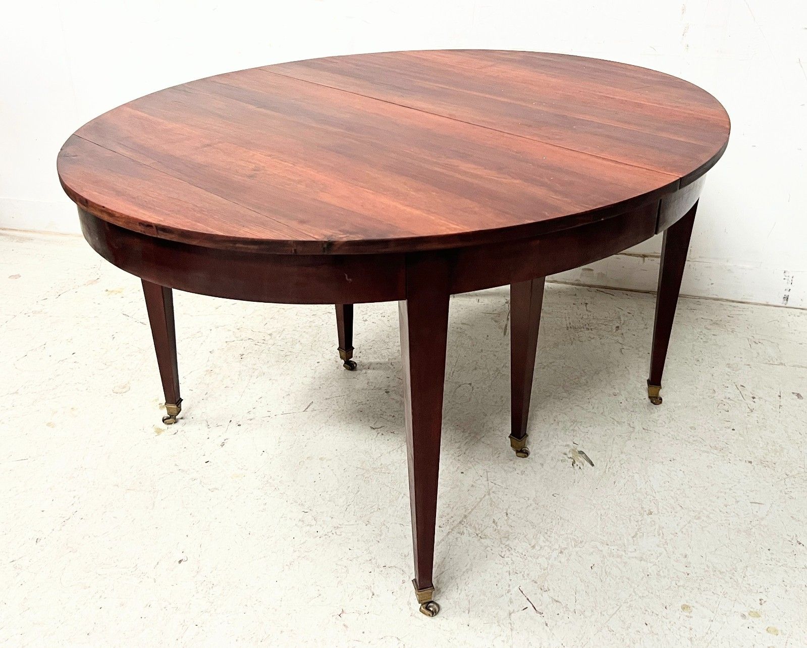Louis XVI Style Headband Table With 6 Feet Sheaths 19th Century