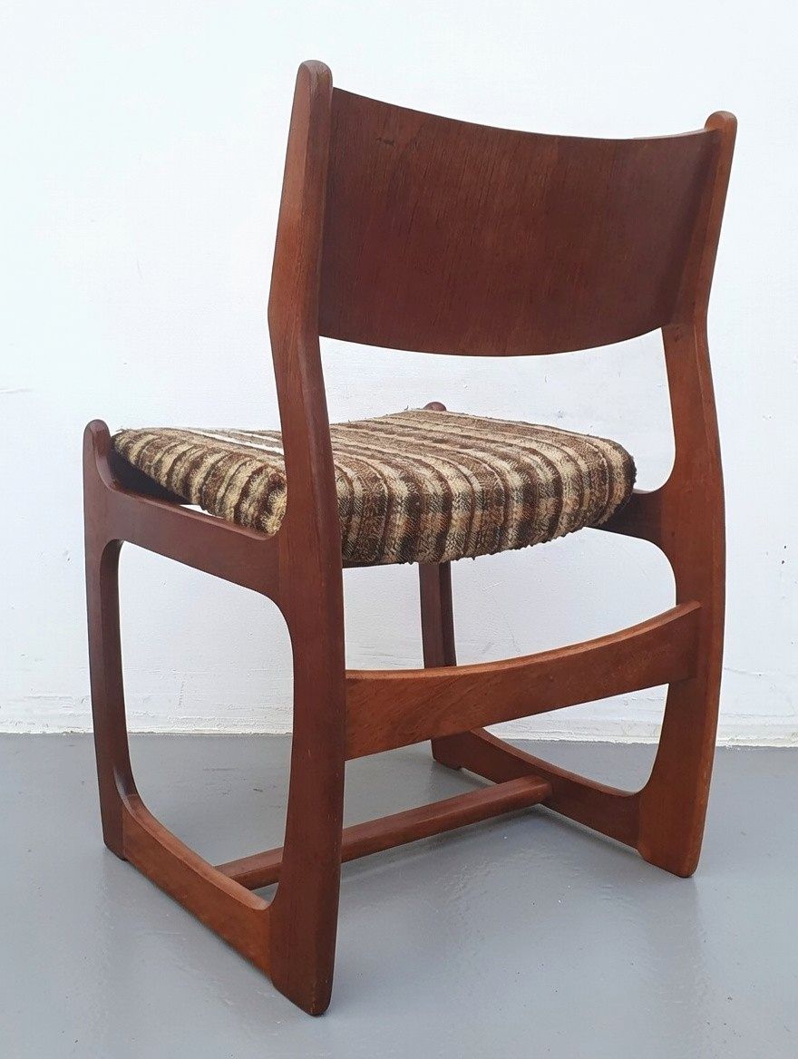 Set Of Four Mid Century Modern  "Danish Range" Teak Chairs By Portwood photo Furniture