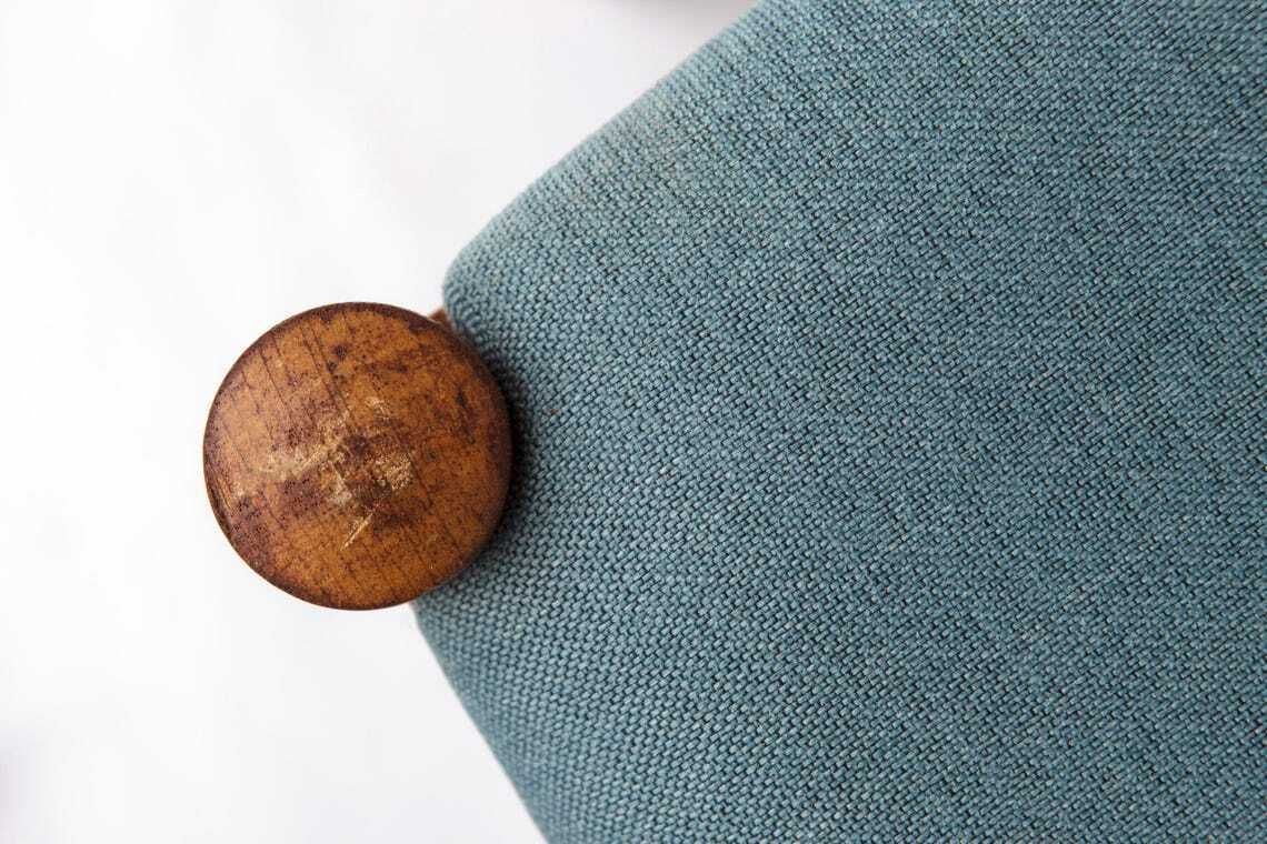 Set Of 5 Vintage Oak Dining Chairs Germany 1960s Mid Century Modern photo furniture