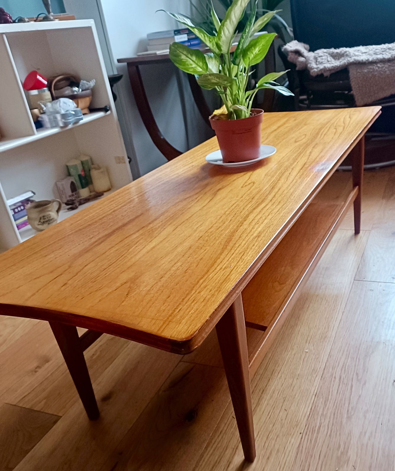 Mid Century Modern Richard Hornby "Longjohn" Coffee Table In Solid Afromosia For Fyne Ladye photo furniture