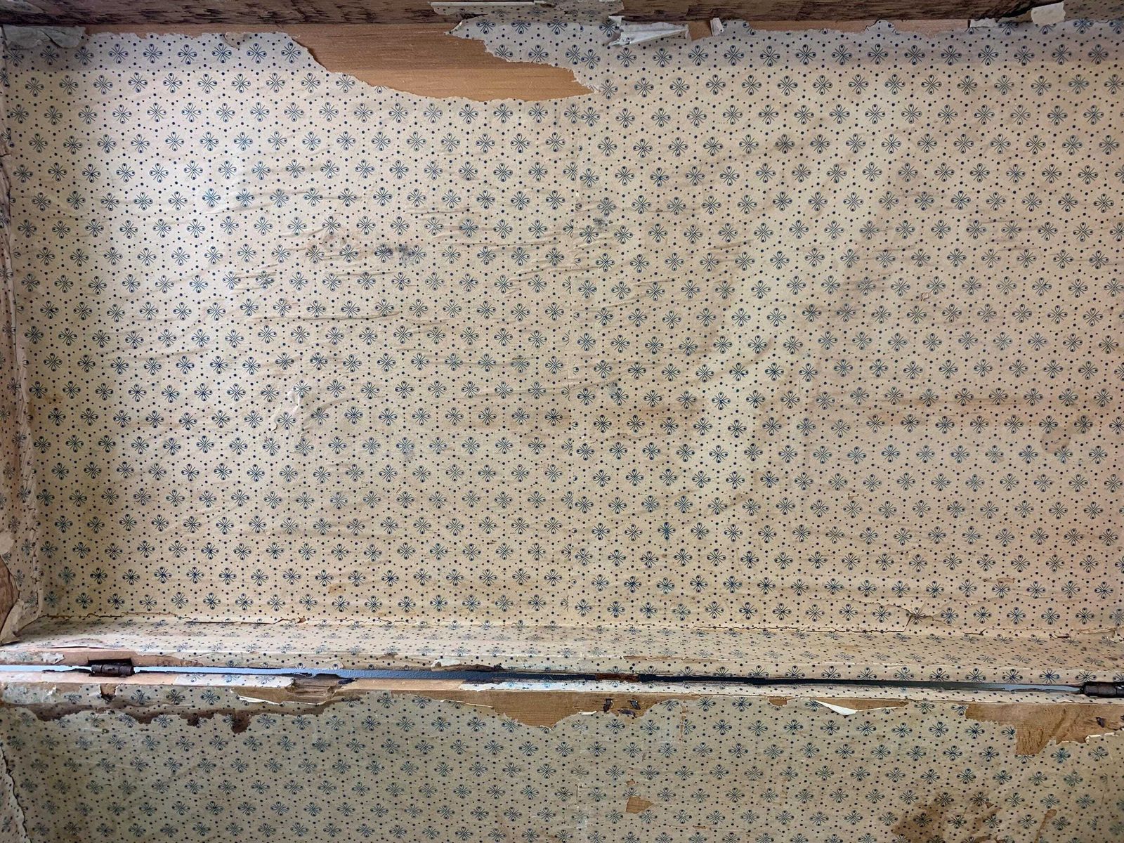 Victorian Leatherette Covered Antique Wooden Carriage Trunk With Studded Decoration photo vintage