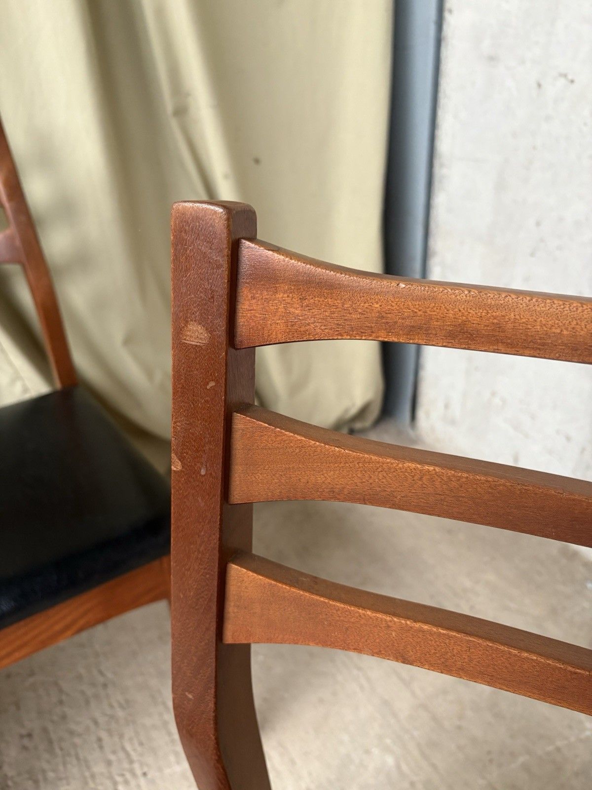 Vtg Mid Century Set Of 4 Dining Chairs Danish Scandi Retro R1067 photo buy