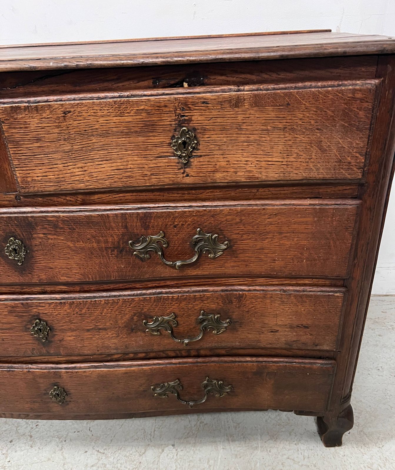 Louis XX Style Chest Of Drawers In Solid Oak From The 18th Century photo 1323.0