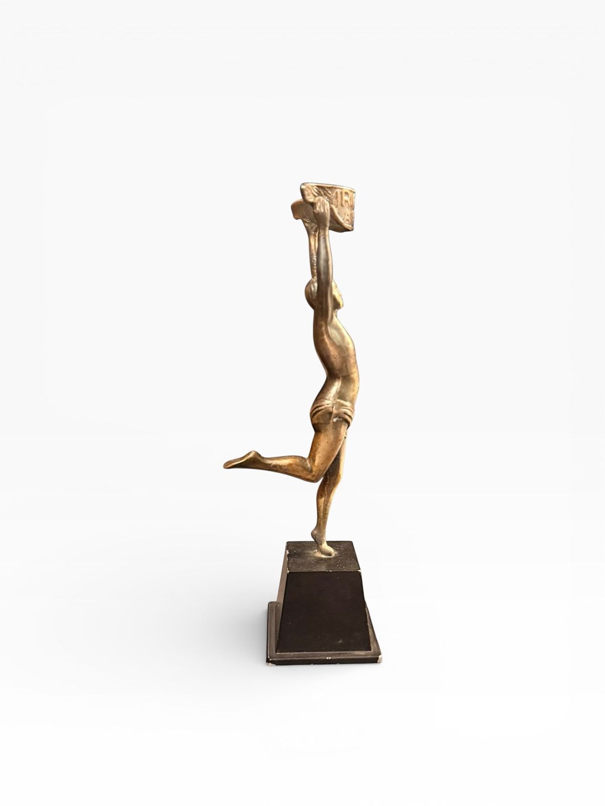 Ricard Anisette Advertising Figure – French Cast Metal Statuette C.1950s photo Art