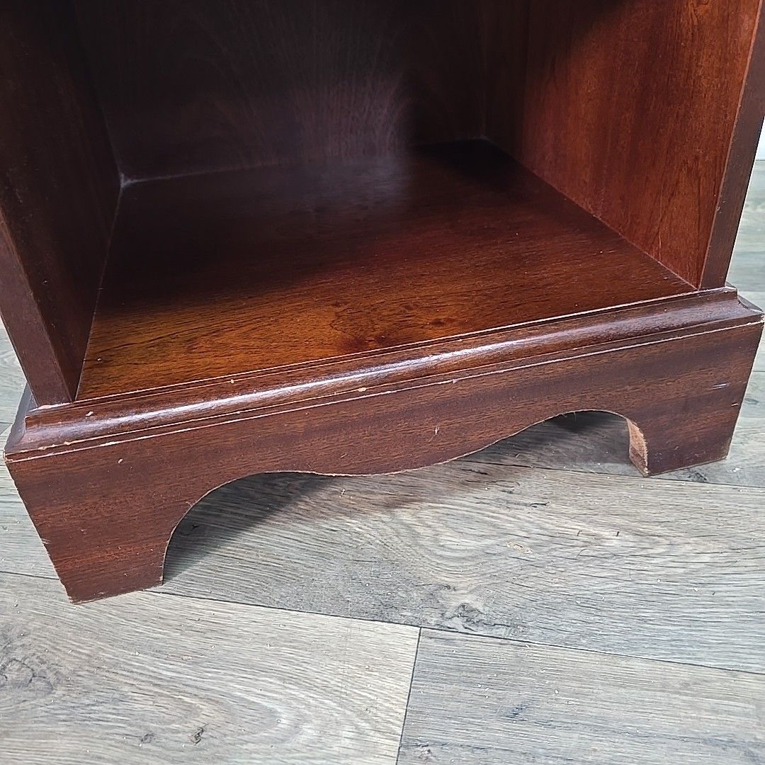 Antique Georgian Style Cabinets Pair Bedside Cupboard Tables Night Stands photo vintage