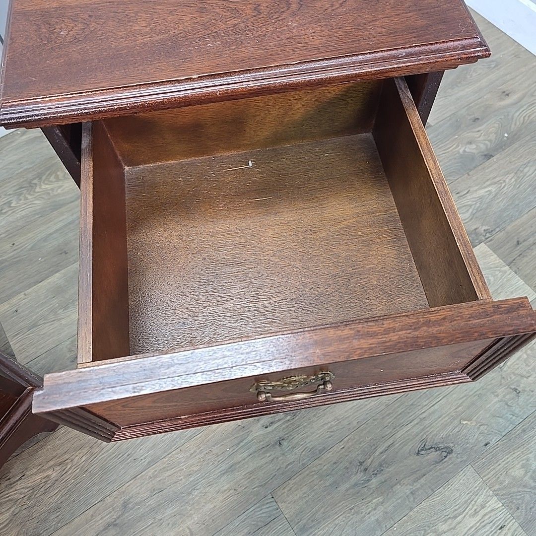 230.0 Antique Georgian Style Cabinets Pair Bedside Cupboard Tables Night Stands photo