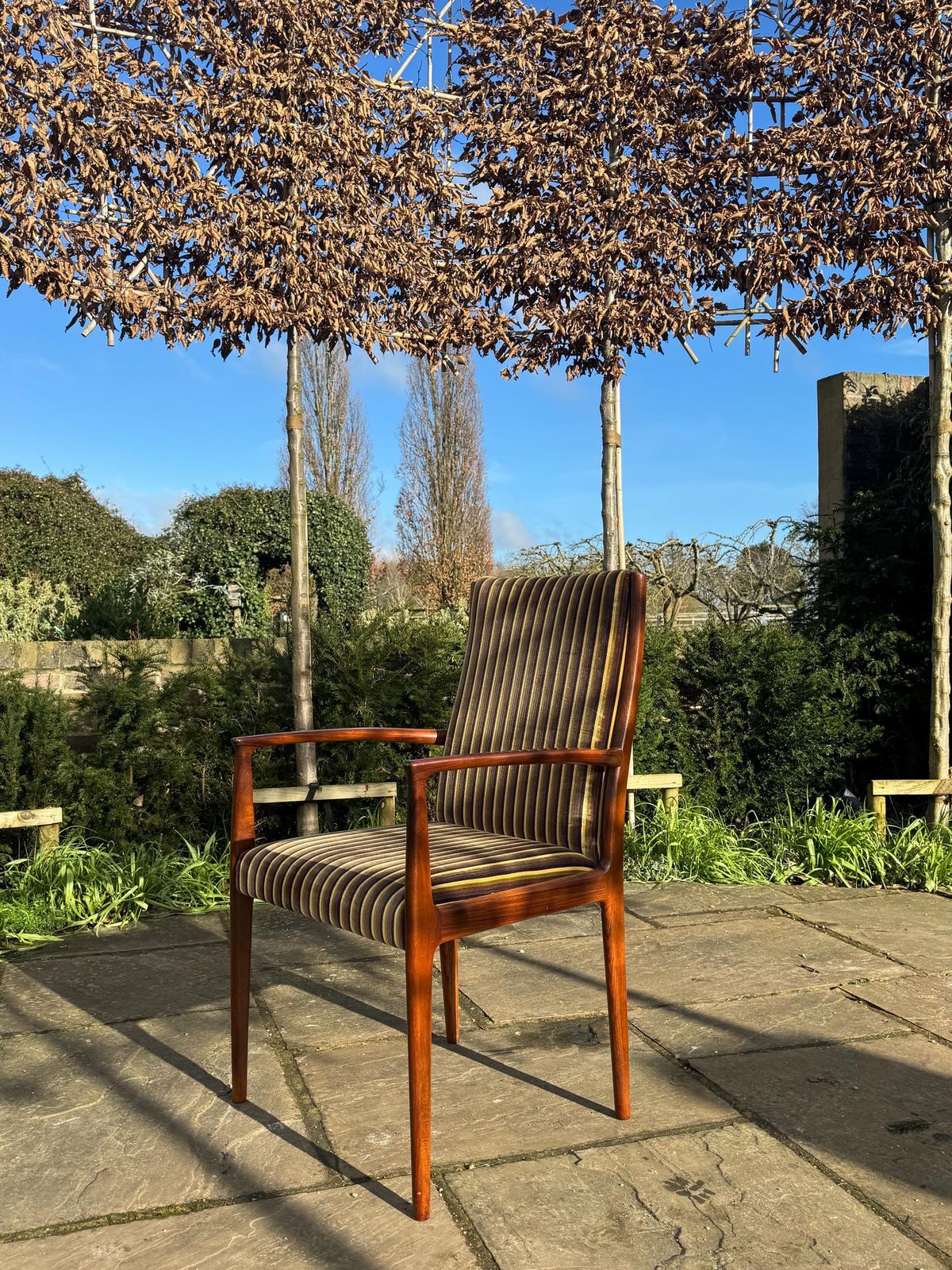Furniture Mid Century Rosewood Hamilton Dining Chairs By Robert Heritage For Archie Shine, Set Of Eight. photo
