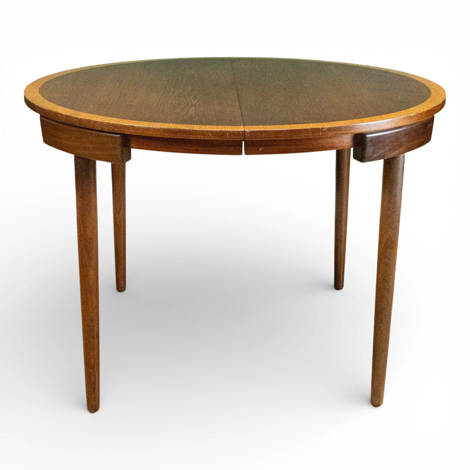 Frem Rolje Roundette Crossbanded Teak Dining Table & 4 Chairs photo 3350.0