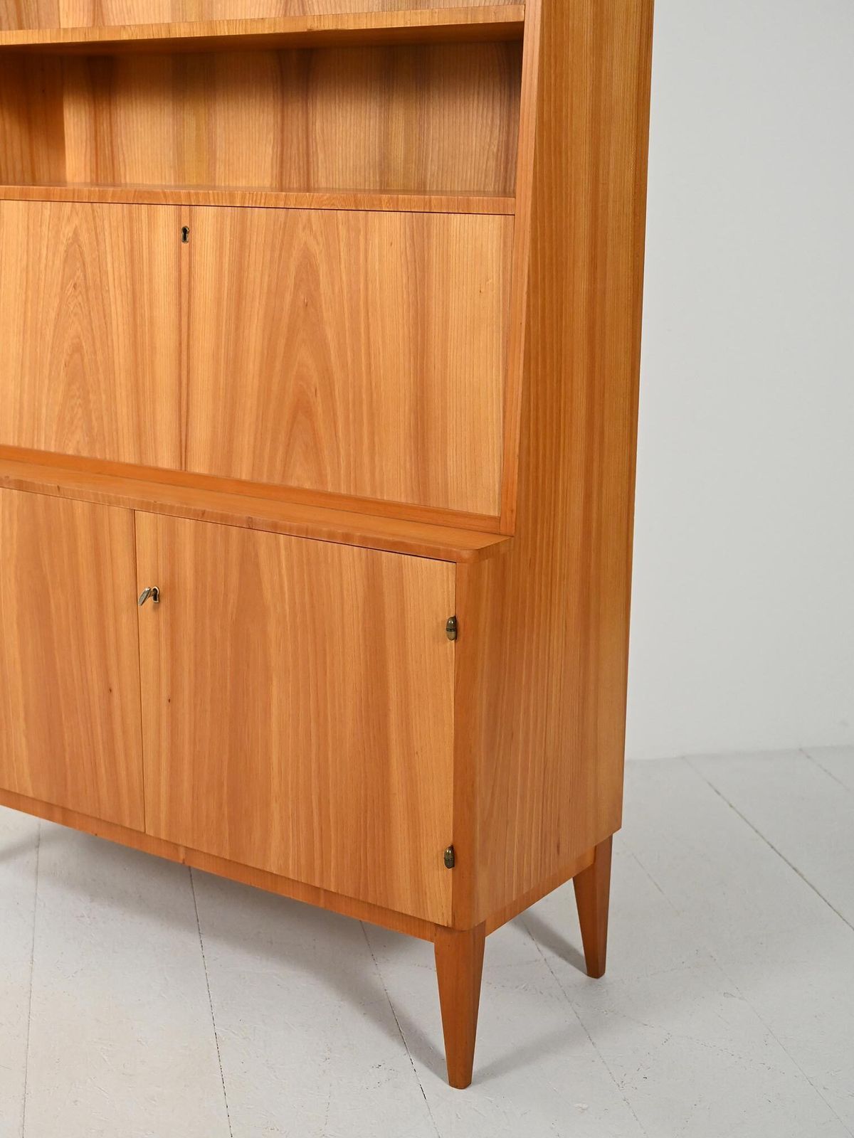 Scandinavian Elm Bookcase From The 1930s And 1940s photo vintage