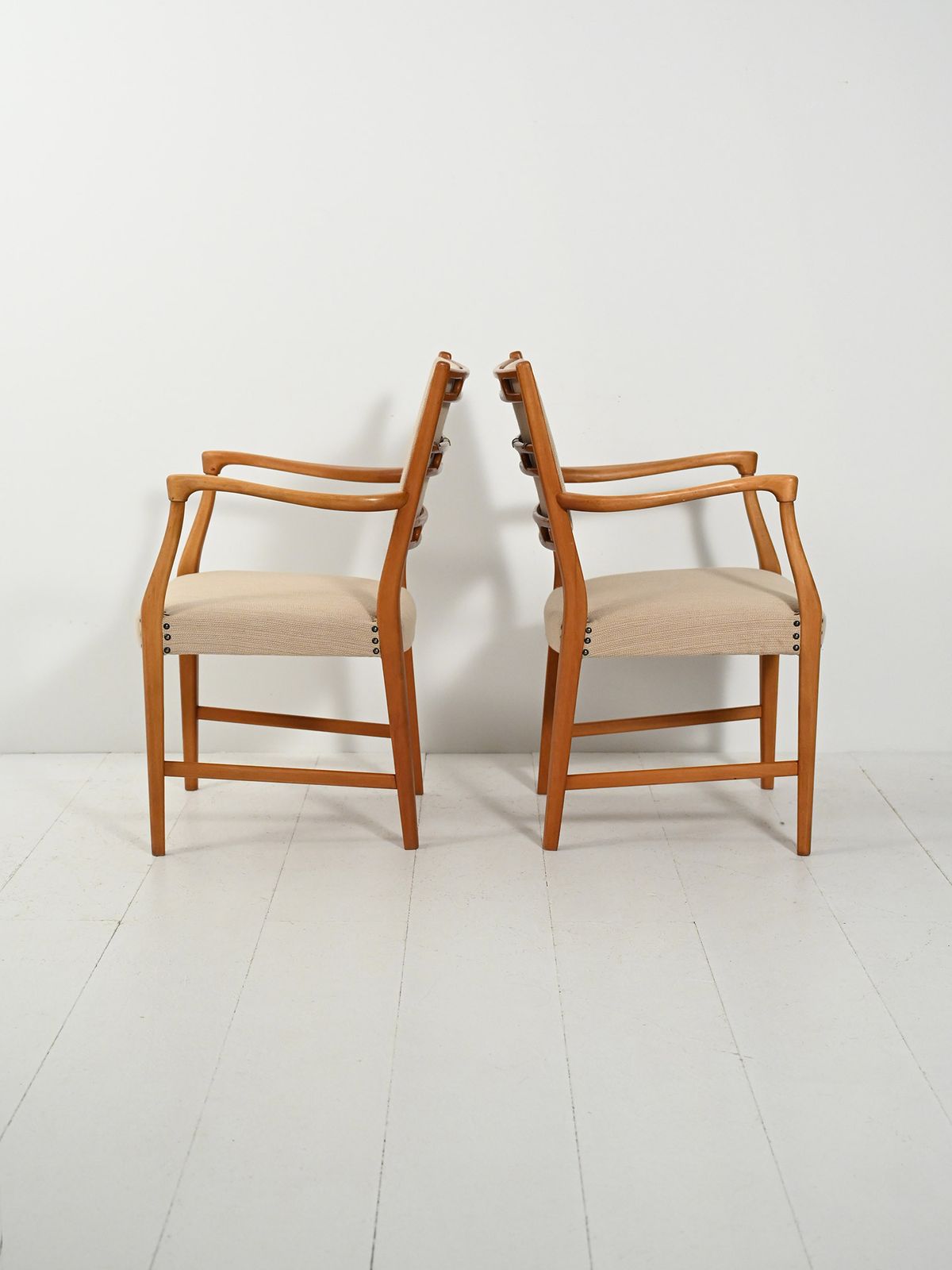 Pair Of “Futura” Chairs By David Rosén In Teak photo vinterior
