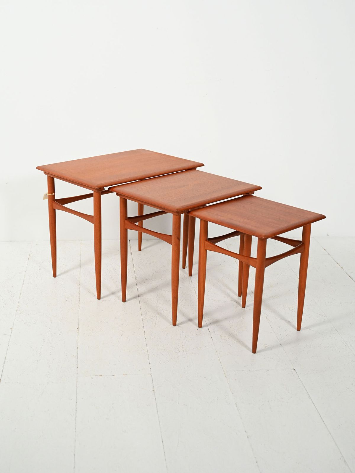 Scandinavian Teak Nesting Tables From The 1950s And 1960s photo Furniture
