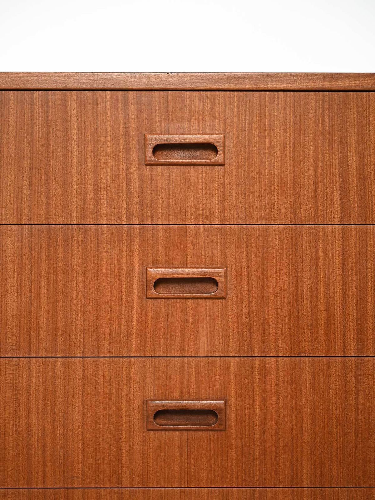 Scandinavian Rationalist Chest Of Drawers In Mahogany photo vinterior