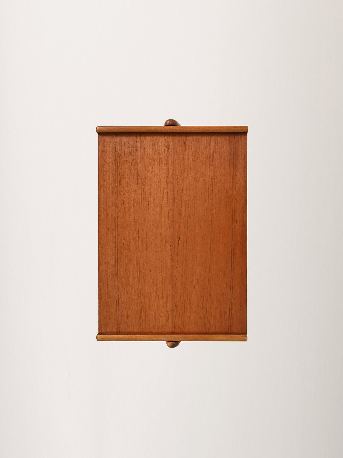 690.0 Scandinavian 1950s Teak Bedside Table With Vienna Straw photo