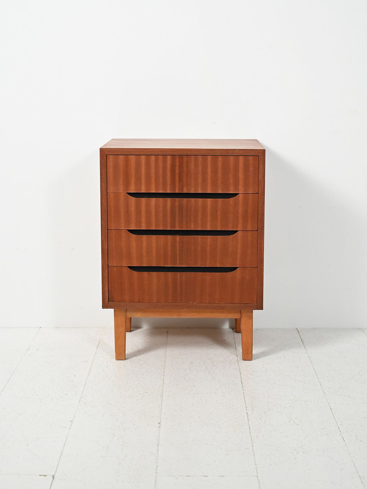 Small Scandinavian Mahogany Chest Of Drawers From The 1950s photo furniture