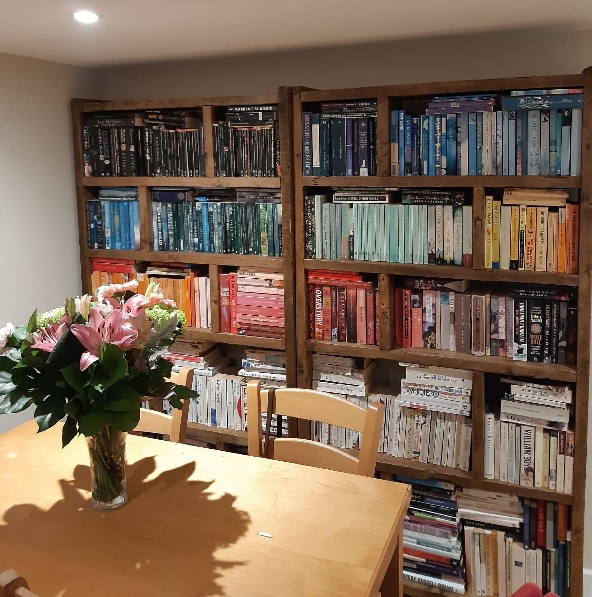Bespoke Pigeon Holes Bookcases Upcycle Industrial Reclaimed Wood Backgrounds Storage photo buy