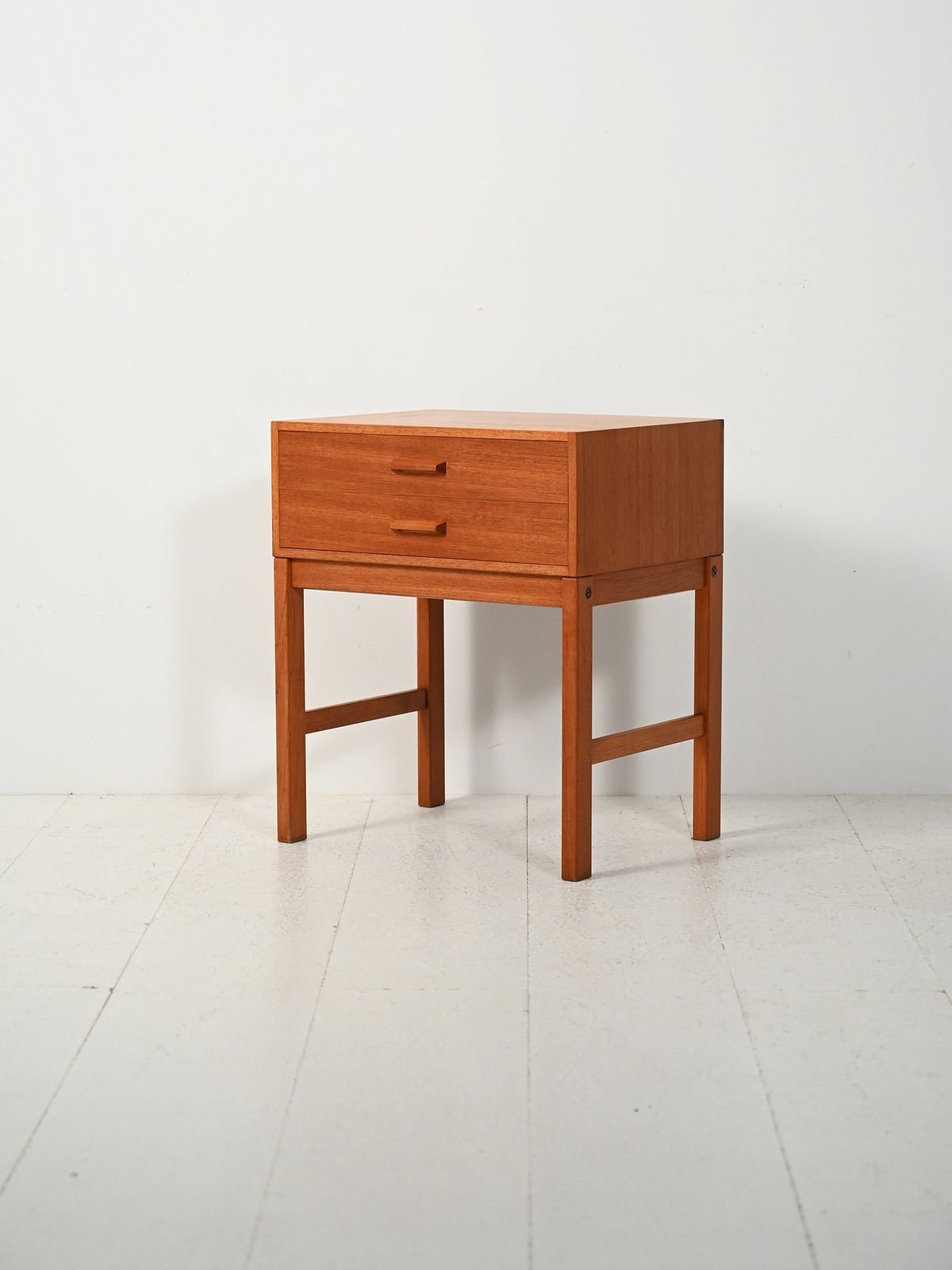 Scandinavian Teak Bedside Table From The 1960s photo Furniture