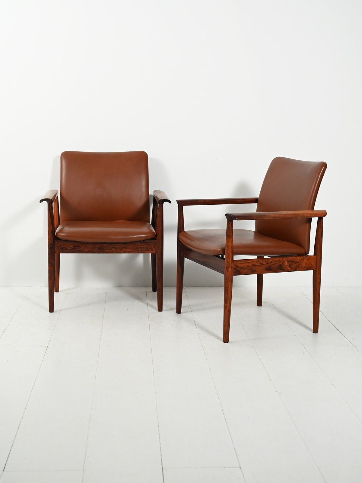 Pair Of “Diplomat” Armchairs By Finn Juhl photo furniture