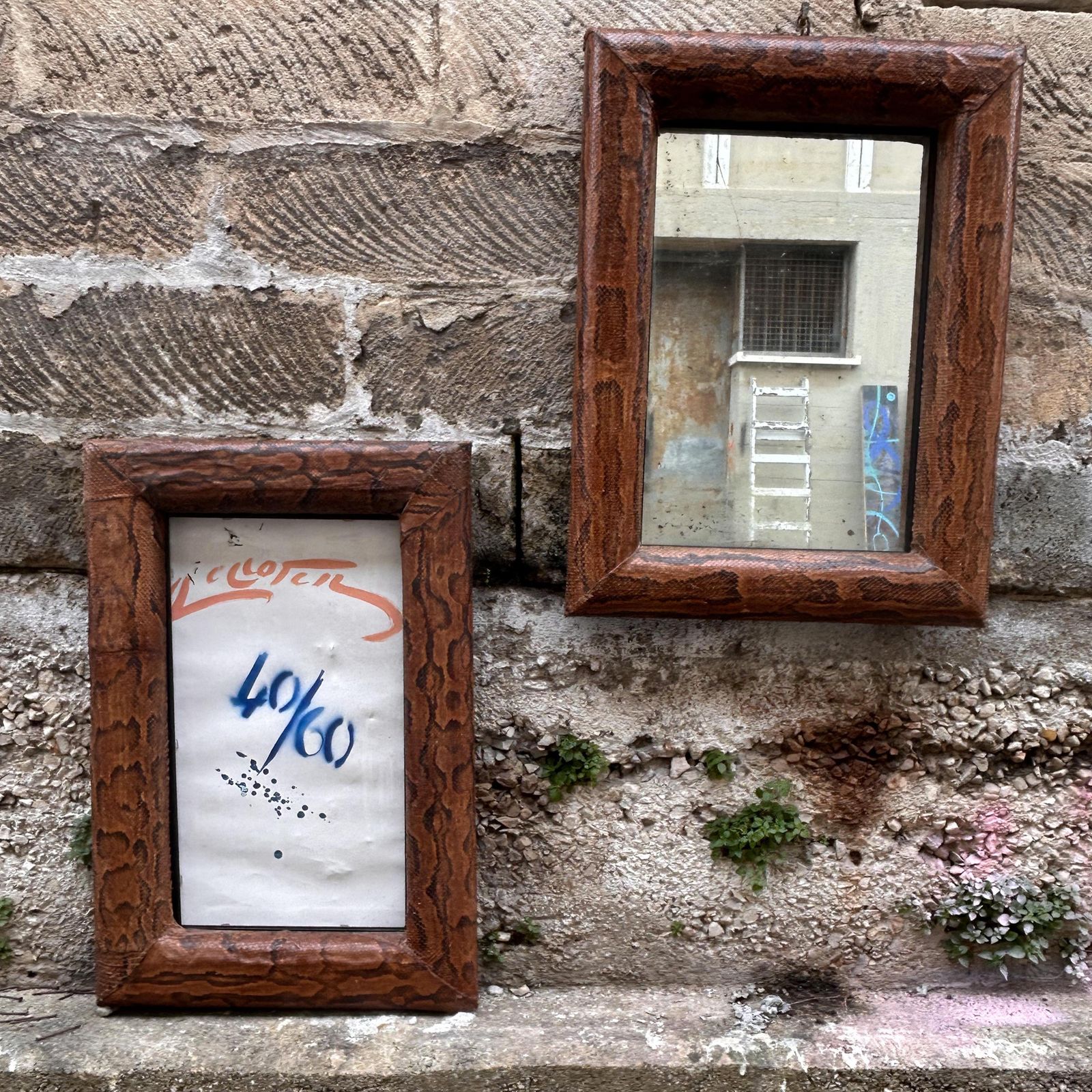 Couple Of Mirrors Art Déco Style Karl Springer photo for sale