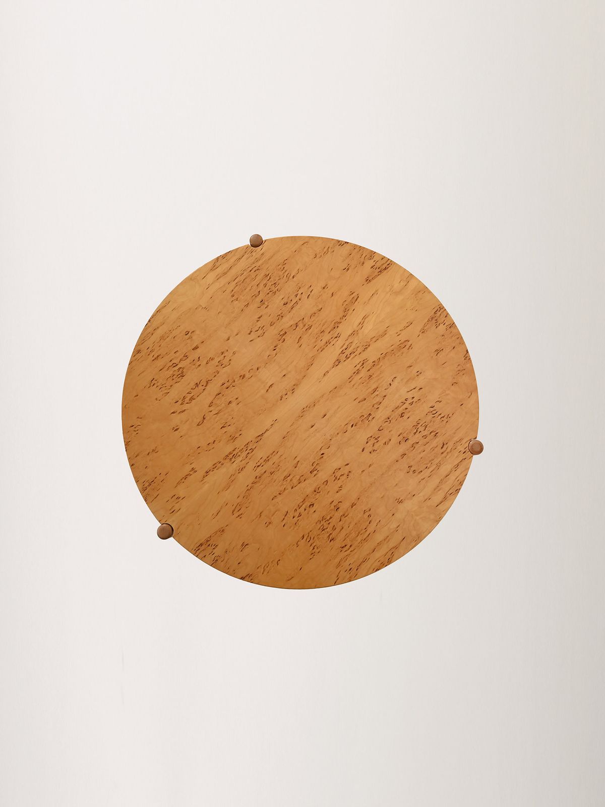 800.0 Round Scandinavian Birch Coffee Table By Karl Andersson & Söner photo