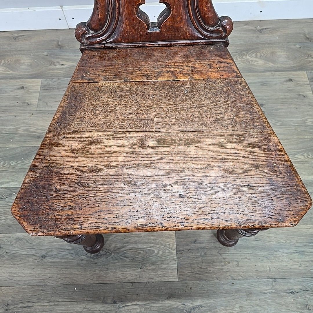 Antique Solid Wooden Chair Victorian With Carved Shield Back Walnut? Hallway photo 150.0
