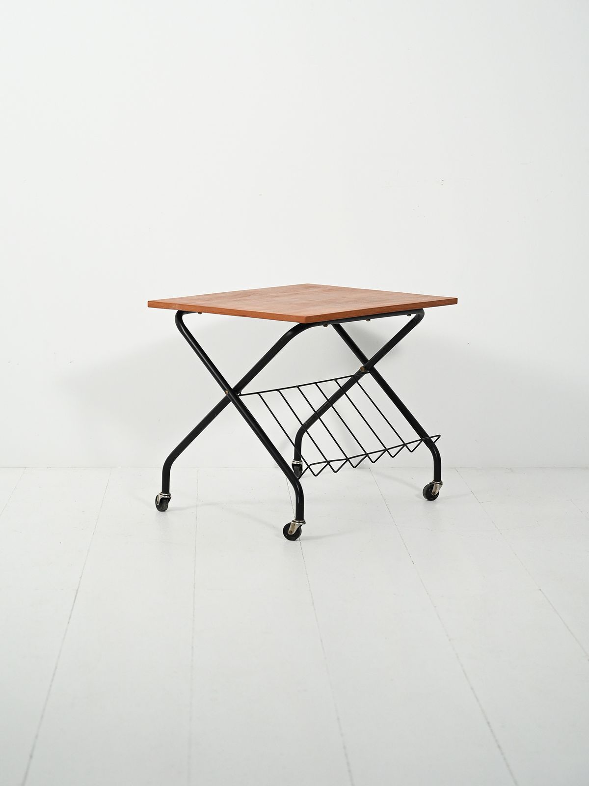 Scandinavian Coffee Table With Magazine Rack, 1960s–70s photo Furniture