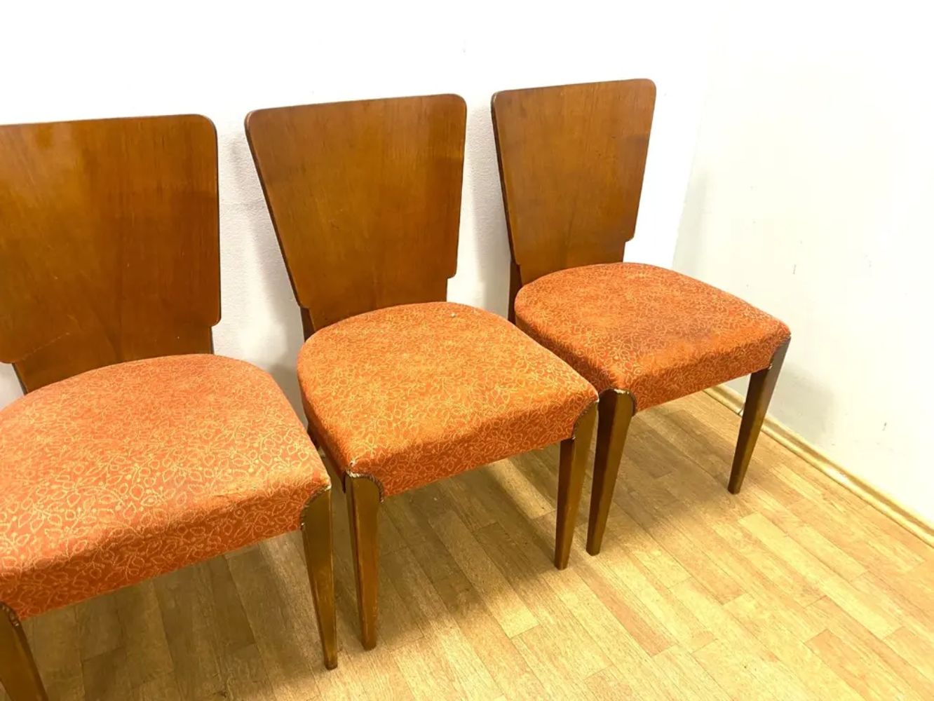 Set Of 4 Chairs, Jindřich Halabala, 1960s, Czechoslovakia photo Furniture
