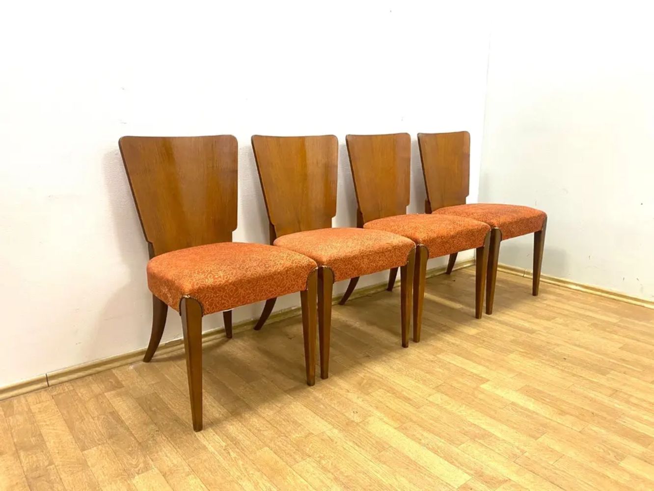 Set Van 4 Stoelen, Jindřich Halabala, Jaren 1960, Tsjecho Slowakije photo buy