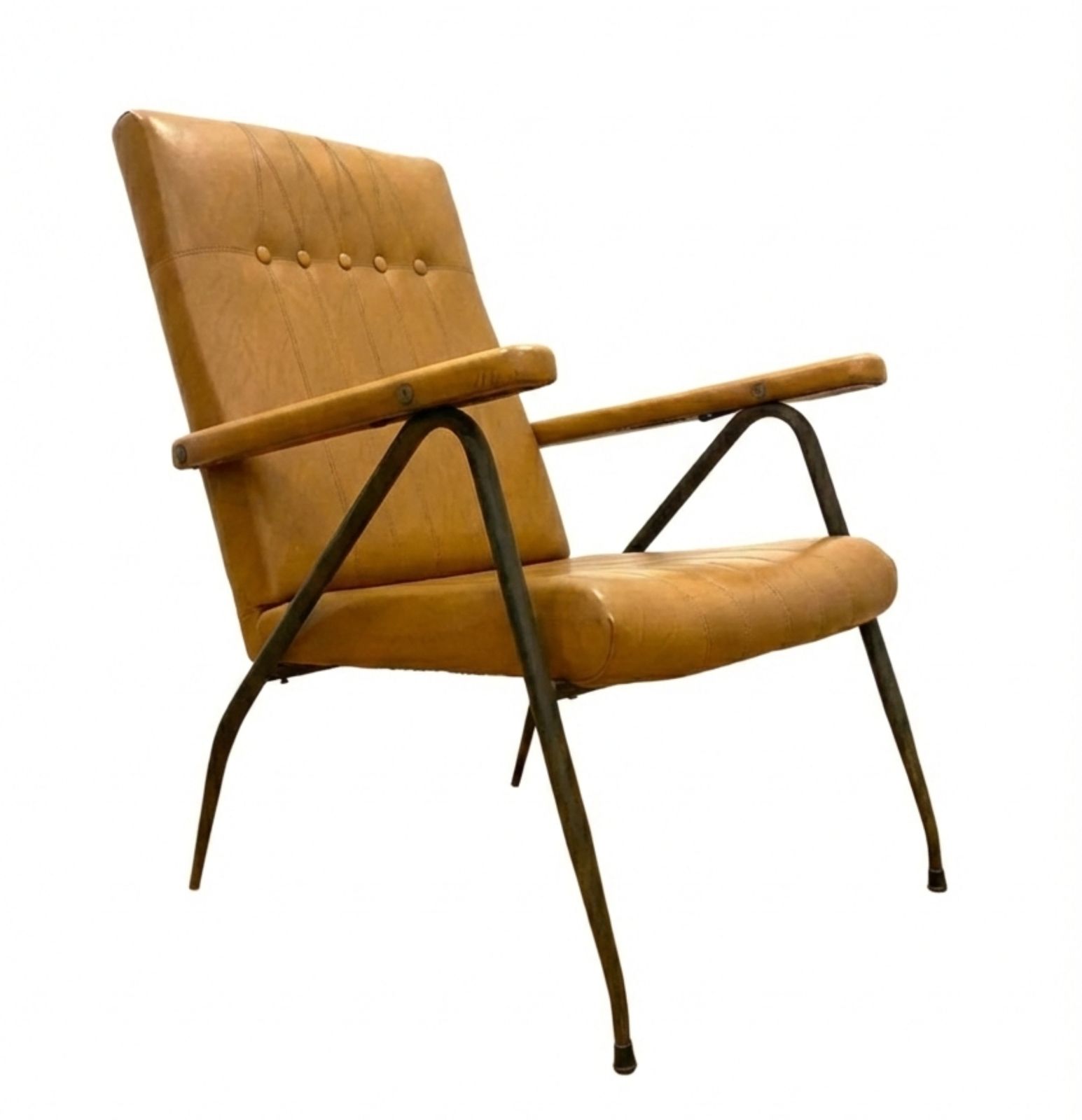 Retro Verstelbare Fauteuil, Jaren 1960, Italië